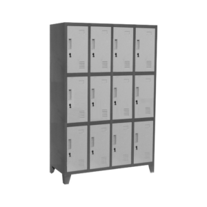 Home Locker Metálico 4 Cuerpos 12 Puertas L400-3