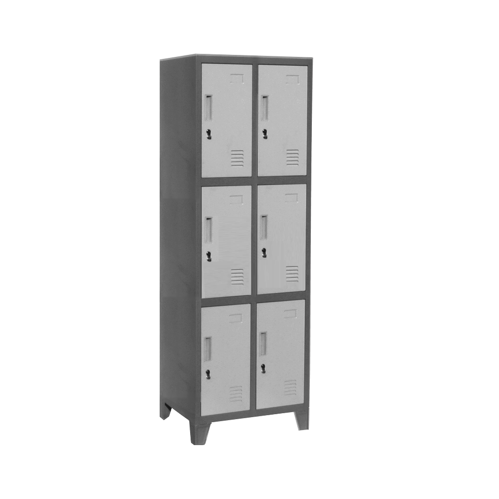 Locker Metálico, 2 Cuerpos, 6 Puertas L200-3 Locker-Metalico-2-Cuerpos-6-Puertas-L200