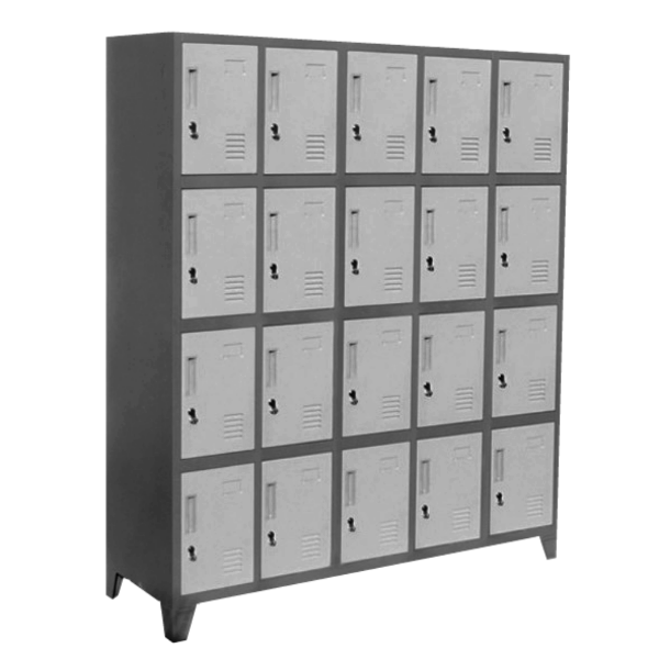 Locker metálico 5 cuerpos 20 puertas locker metalico 5 cuerpos 20 puertas