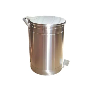 BASURERO DE ACERO INOXIDABLE  30 LTS.